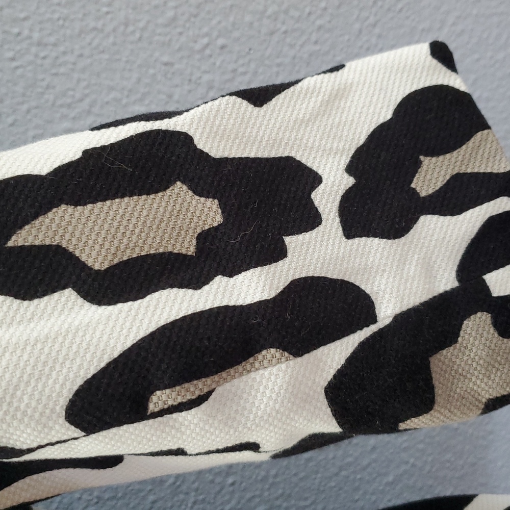 Sandro Black and White Leopard Patterned Blazer - image 7